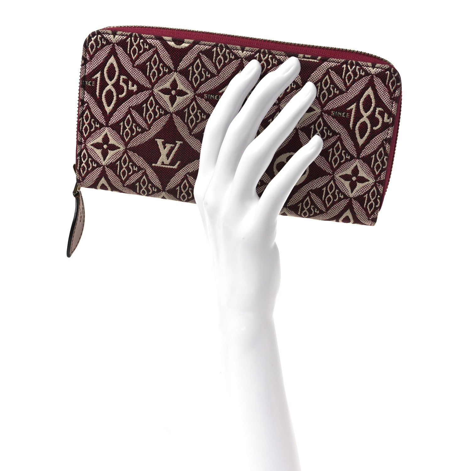 Louis Vuitton Jacquard Since 1854 Zippy Wallet Bordeaux 1826795