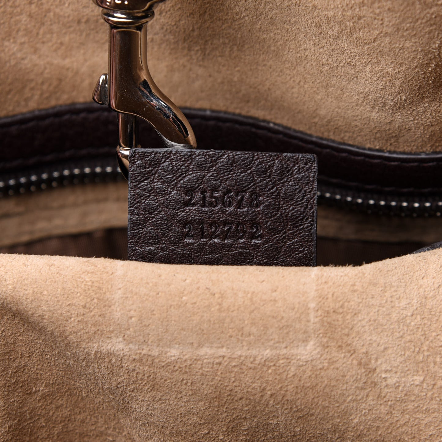 Calfskin Large Tote Brown