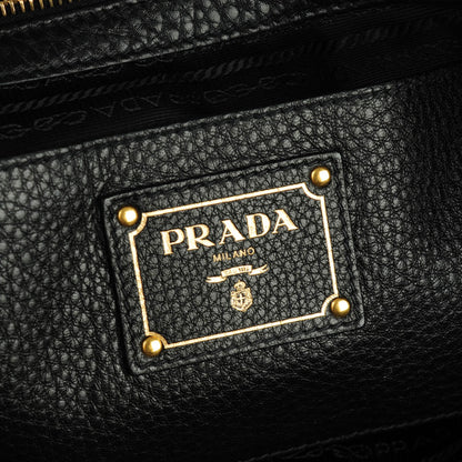 Prada Vitello Daino Tote Nero Black 6 of 8