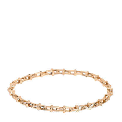 Tiffany 18K Yellow Gold Narrow T Chain Bracelet 3 of 4