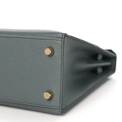 Hermes Epsom Kelly Sellier 25 Vert Amande 9 of 9