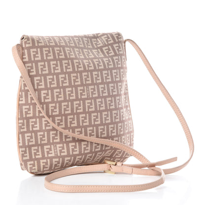 Fendi Zucchino Vitello Tube Messenger Bag Cipria Teint Cipria 3 of 8