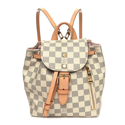 Louis Vuitton Damier Azur Sperone BB Backpack 1 of 9