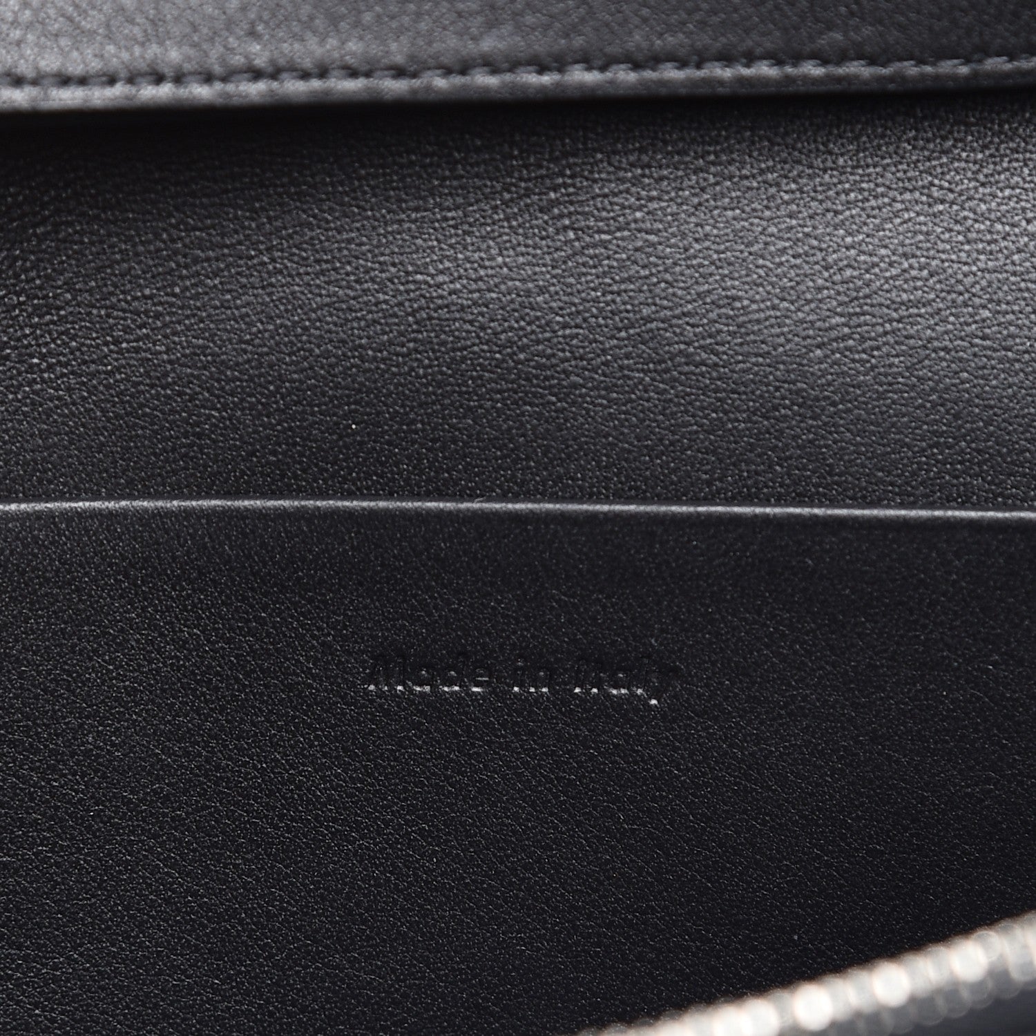 Celine Smooth Lambskin Frame Evening Chain Clutch Black White 6 of 8