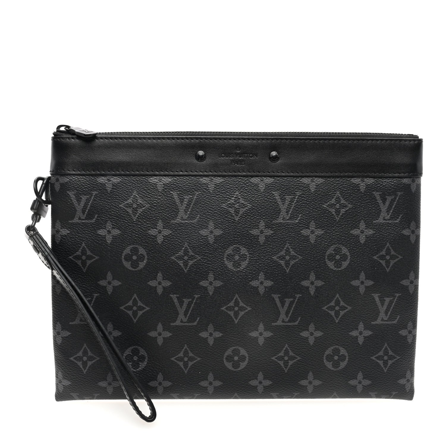Louis Vuitton Monogram Eclipse Pochette To-Go Black 1 of 6