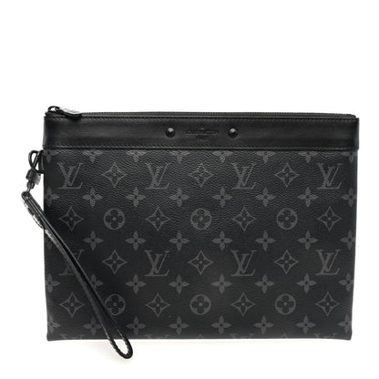 Louis Vuitton Monogram Eclipse Pochette To-Go Black 1 of 6