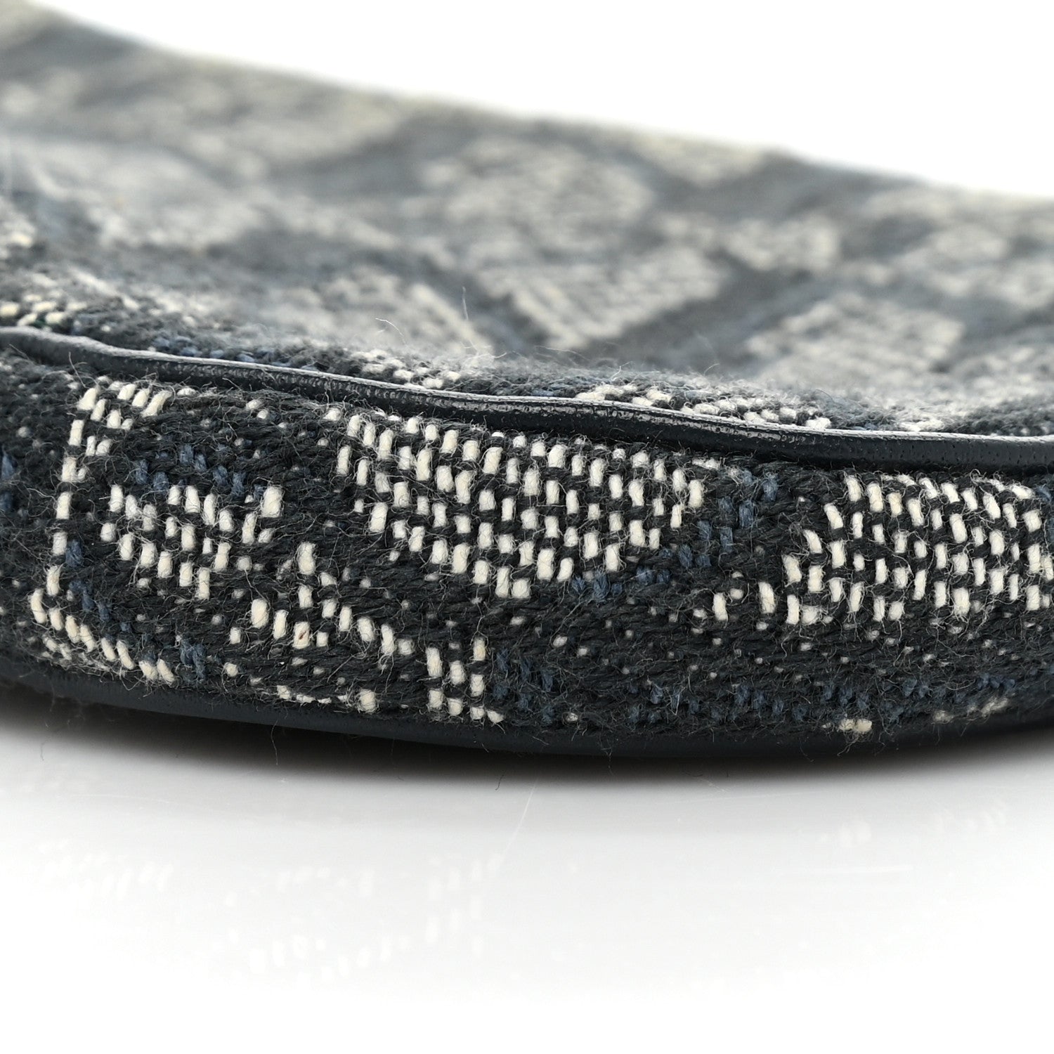 Christian Dior Monogram Saddle Coin Purse Navy 7 of 7