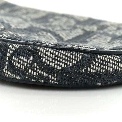Christian Dior Monogram Saddle Coin Purse Navy 7 of 7