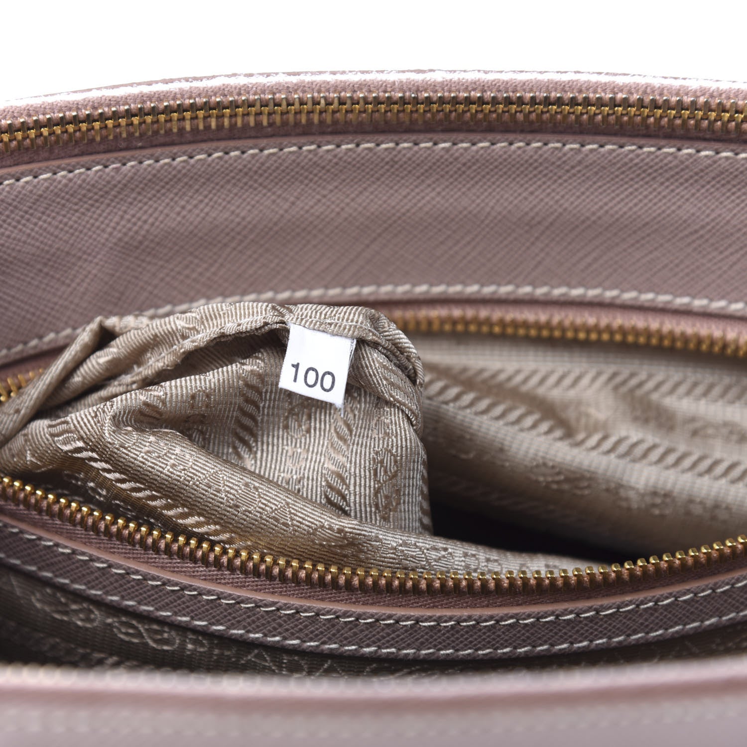 Prada Saffiano Medium Galleria Double Zip Tote Cammeo 9 of 12