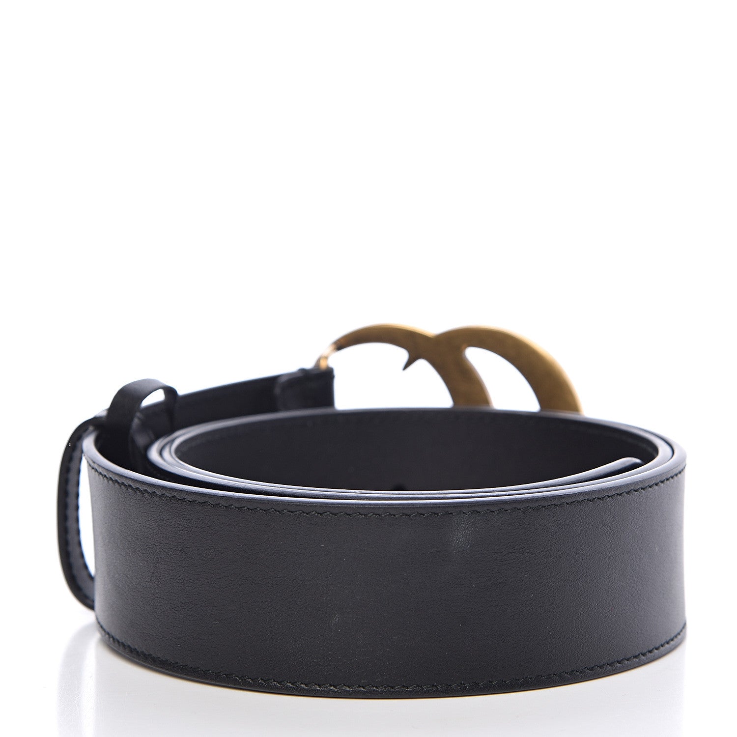 Gucci Calfskin Double G 40mm Belt 85 34 Black 3 of 8