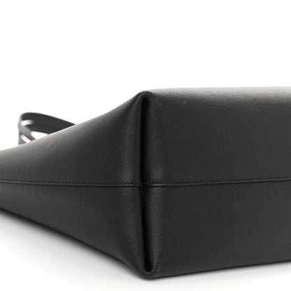 Saint Laurent SAINT LAURENT Calfskin Large Shopping Tote Black 8 of 9