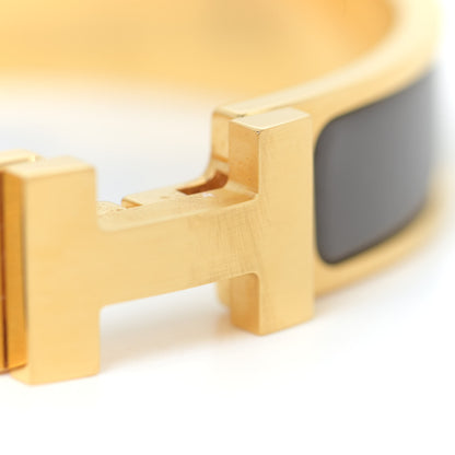 Hermes Matte Enamel Narrow Clic Clac HH Bracelet GM Etain 7 of 7