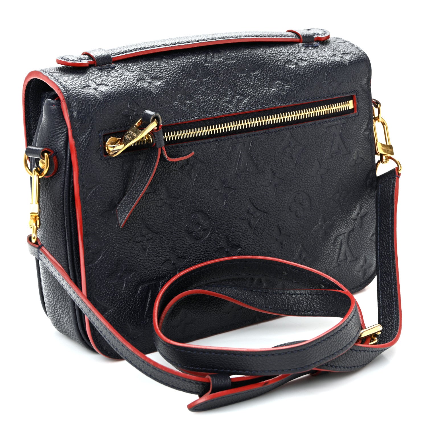 Louis Vuitton Empreinte Pochette Metis Marine Rouge 3 of 11