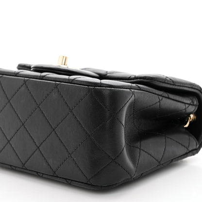 Chanel Lambskin Quilted Enamel Mini Pearl Crush Flap Black 10 of 11