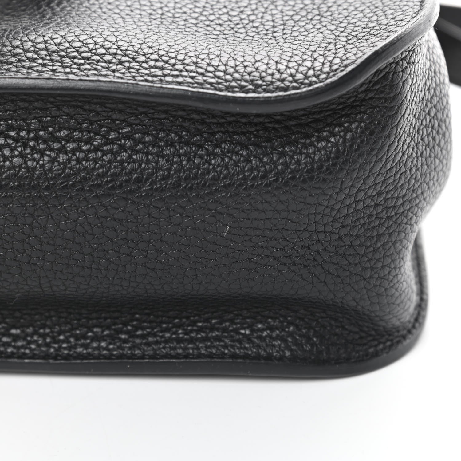 Hermes Taurillon Clemence Halzan 31 GM Black 13 of 17