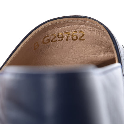 Chanel Lambskin CC Espadrilles 38 Navy Black 10 of 11