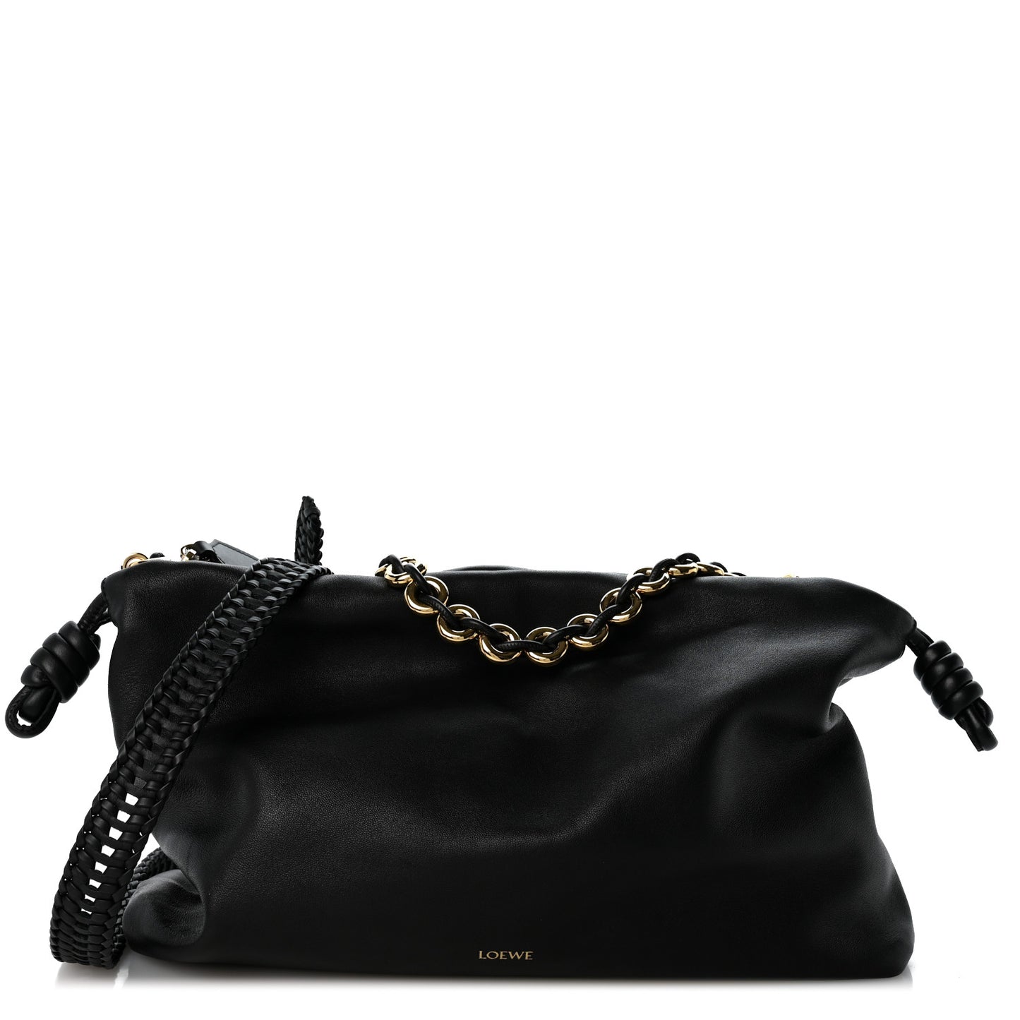 Mellow Nappa Large Donut Chain Flamenco Black