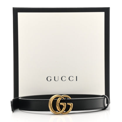 Gucci Calfskin Double G 20mm Belt 75 30 Black 4 of 4