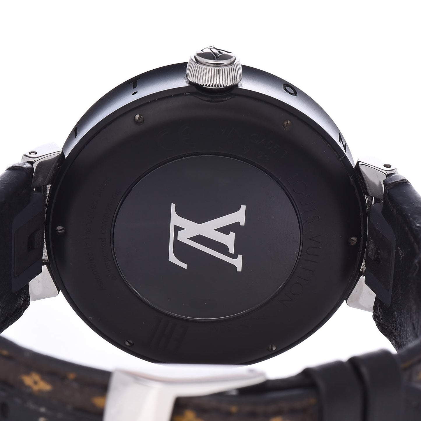 Stainless Steel Canvas Alligator 42mm Tambour Horizon Smartwatch