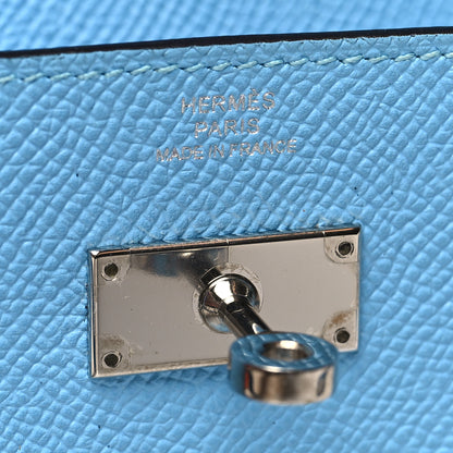 Hermes Epsom Kelly Longue Wallet Celeste 6 of 11