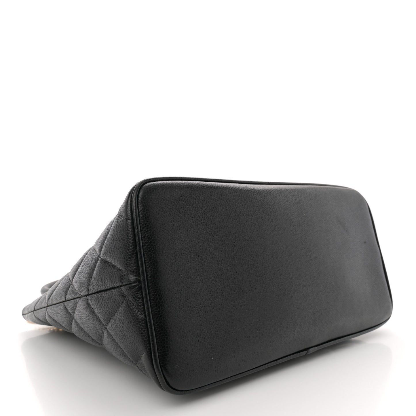 Caviar Quilted Medallion Tote Black