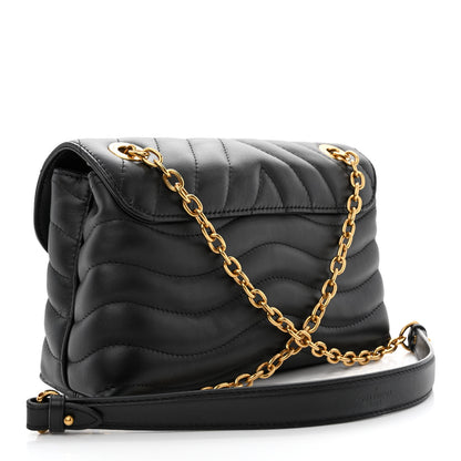 Louis Vuitton Calfskin LV New Wave Chain Bag Black 3 of 11