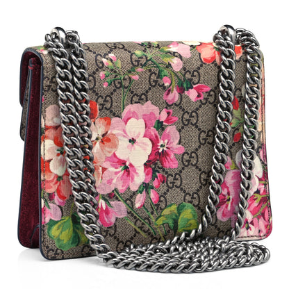 Gucci GG Supreme Monogram Blooms Mini Dionysus Shoulder Bag Beige Multicolor Dry Rose 3 of 9