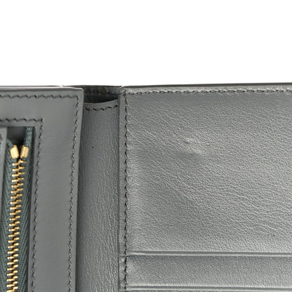 Celine Grained Calfskin Medium Multifunction Strap Wallet Grey 11 of 15