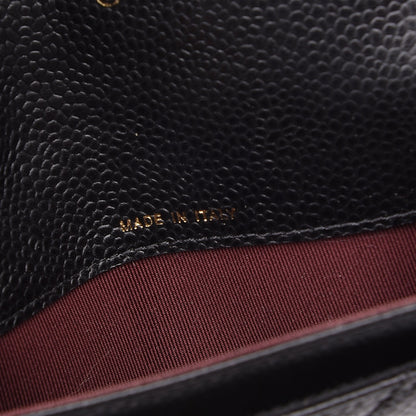 Chanel Caviar Quilted Flap Card Holder Black 8 of 11