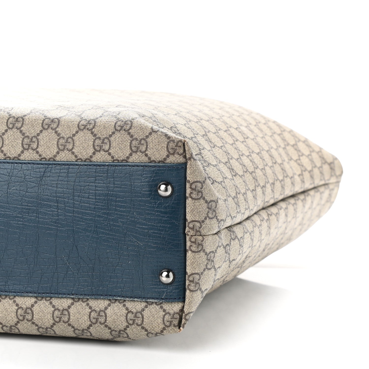 Gucci GG Plus Monogram Flat Vertical Tote Blue 10 of 14