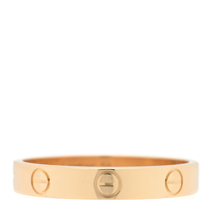 Cartier 18K Yellow Gold 3.5mm LOVE Wedding Band Ring 58 8.25 2 of 4