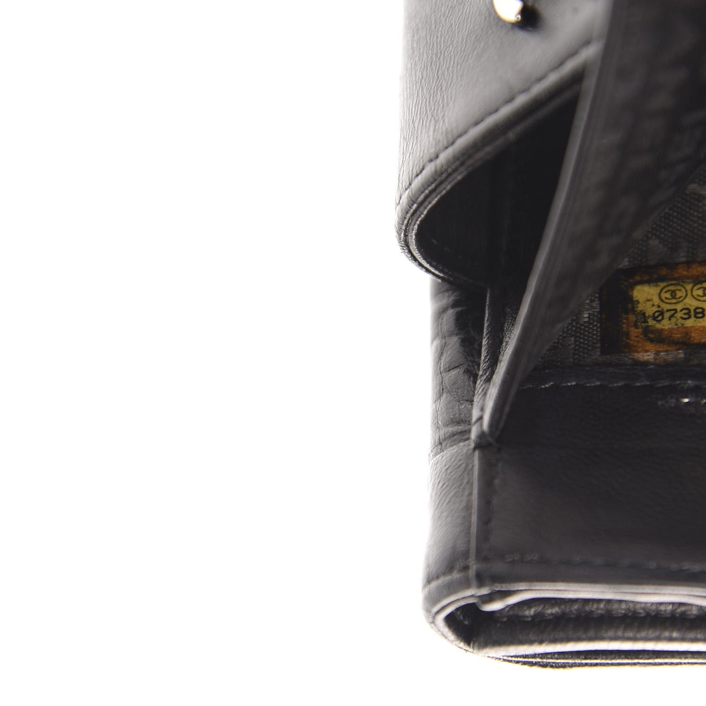 Lambskin Precious Symbols French Wallet Black