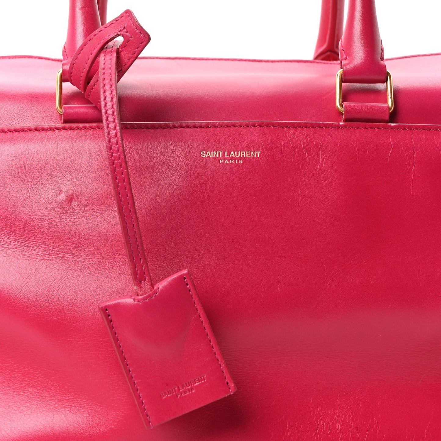 Calfskin Classic Duffle 6 Fuchsia