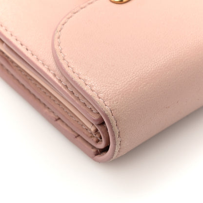 Celine Shiny Calfskin Small Triomph Wallet Antique Rose 12 of 14