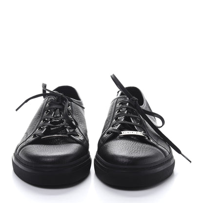 Gucci Nappa Mens Low Top Sneakers 9 Black 2 of 8