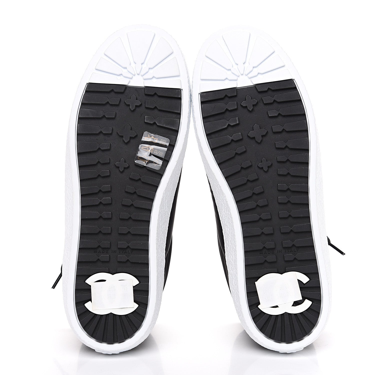 Chanel Nylon High Top Sneakers 36 Black 5 of 8