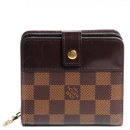 Louis Vuitton Damier Ebene Zippe Zipped Compact Wallet 1 of 8