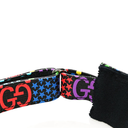 Gucci GG Supreme Monogram Psychedelic Izzy Visor XL Black Multicolor 4 of 8