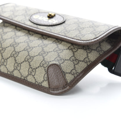Gucci GG Supreme Monogram Neo Vintage Web Belt Bag Brown 7 of 11