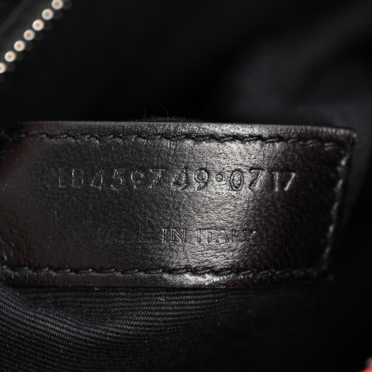 Calfskin Y Quilted Monogram Medium Loulou Chain Satchel Lipstick Red