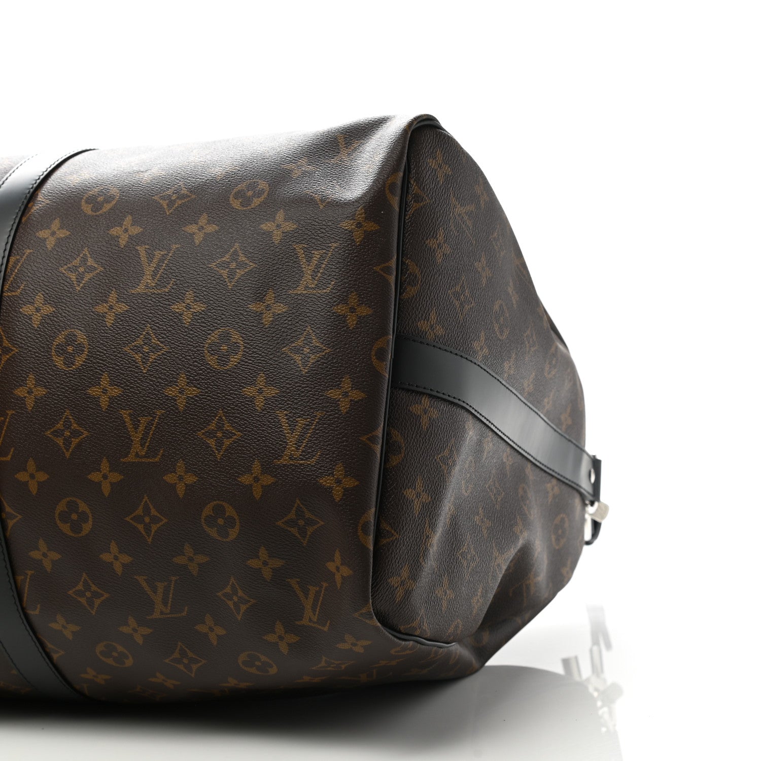 Louis Vuitton Monogram Macassar Keepall Bandouliere 55 10 of 10