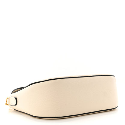Valentino Garavani Soft Grainy Calfskin Alltime Shoulder Bag White 3 of 9