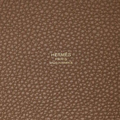 Hermes Taurillon Clemence Picotin Lock 18 PM Etoupe 6 of 11
