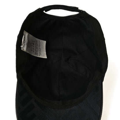Fendi Silk Jacquard FF Baseball Hat Black 6 of 7
