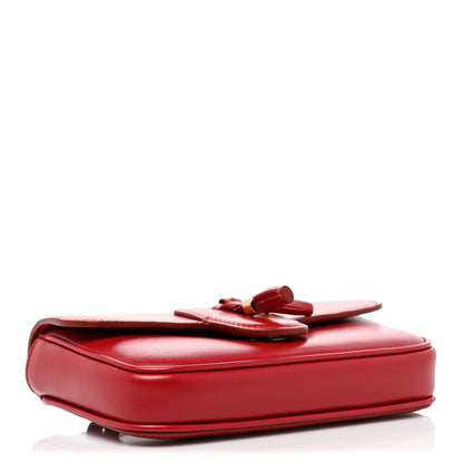 Celine Smooth Calfskin Tassel Belt Bag Red 3 of 9