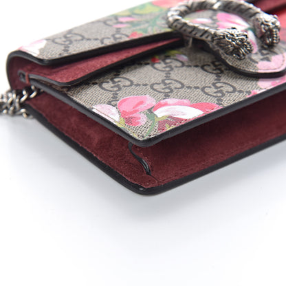Gucci GG Supreme Monogram Blooms Super Mini Dionysus Shoulder Bag Beige Multicolor Dry Rose 7 of 9