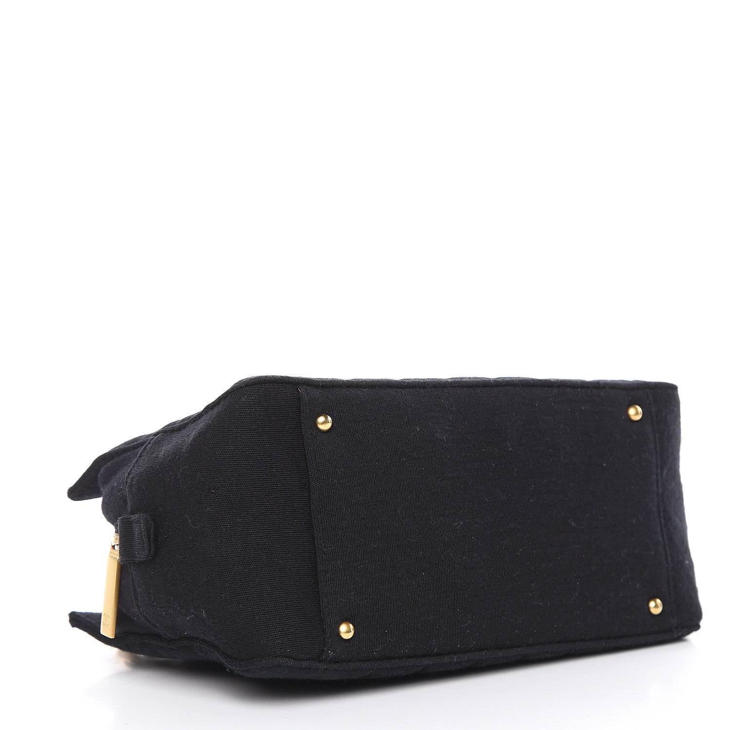 Chanel Jersey Quilted Petite Timeless Tote PTT Black 4 of 13
