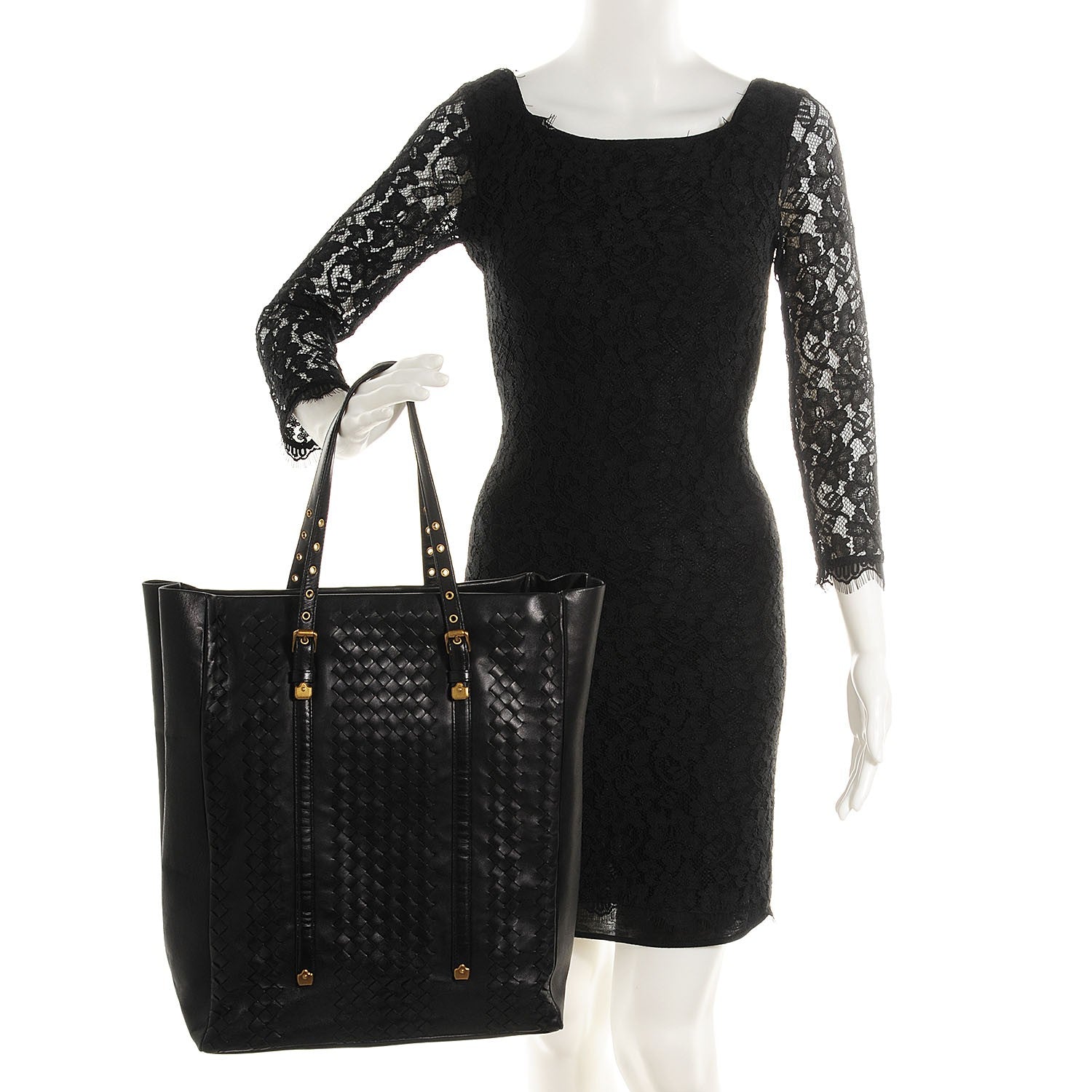 Bottega Veneta Nappa Intrecciato Tote Nero Black 2 of 7
