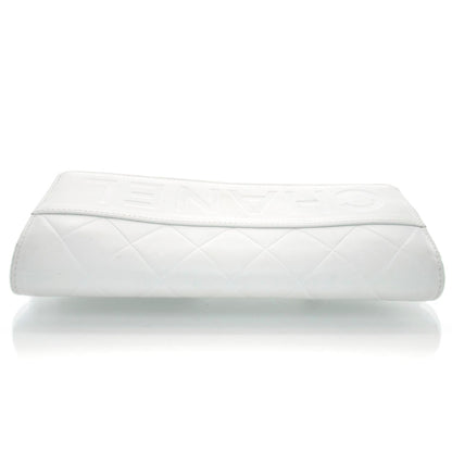 Chanel Lambskin Wallet On Chain White 6 of 10
