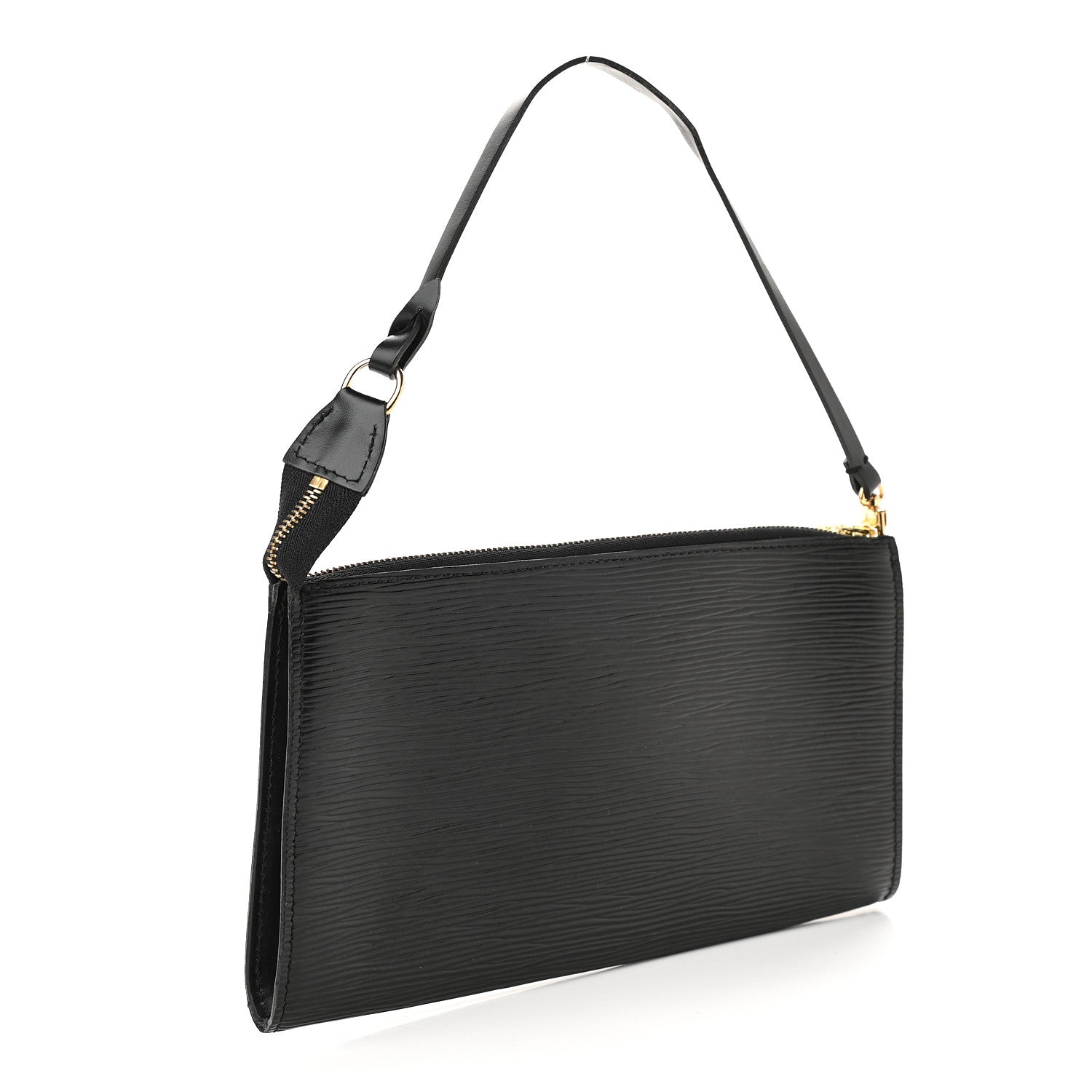 Louis Vuitton Epi Pochette Accessories 24 Black 2 of 8